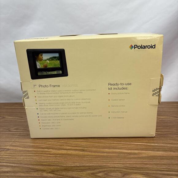 Polaroid Simplicity 7” Photo Frame And Weather Station XSA-00770S - Picture 4 of 6